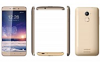 Coolpad Note 3 Plus Gold Front,Back And Side pictures