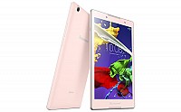 Lenovo Tab 2 A8 Neon Pink Front, Back And Side pictures
