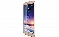 Coolpad Note 3 Plus Gold Front And Side pictures