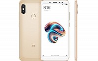 Xiaomi Redmi Note 5 Pro Gold Front,Back And Side pictures