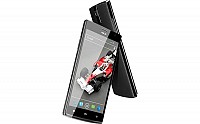 Xolo Q2000 Black Front,Back And Side pictures