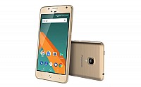 Panasonic P9 Champagne Gold Front,Back And Side pictures