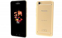 Panasonic Eluga I4 Gold Front,Back And Side pictures