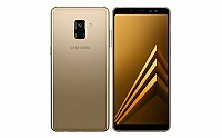 Samsung Galaxy A8+ (2018) Gold Front And Back pictures