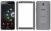 Panasonic Eluga Ray Max Space Grey Front,Back And Side pictures