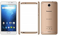 Panasonic Eluga Ray X Gold Front,Back And Side pictures