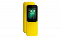 Nokia 8110 4G Banana Yellow Front And Back pictures