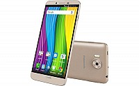 Panasonic Eluga Note Champagne Gold Front,Back And Side pictures