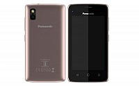 Panasonic T44 Rose Gold Front And Back pictures