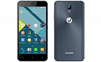 Gionee P7 Grey Front And Back pictures