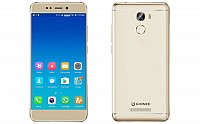 Gionee X1S Gold Front And Back pictures