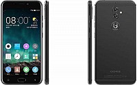 Gionee S9 Black Front,Back And Side pictures
