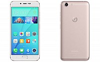 Gionee S10C Gold Front And Back pictures