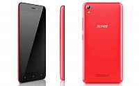 Gionee P5W Red Front,Back And Side pictures