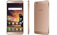 Gionee S6 Gold Front,Back And Side pictures