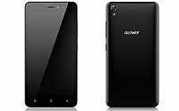 Gionee P5W Black Front And Back pictures