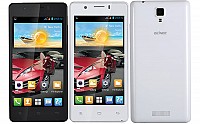 Gionee Pioneer P4 White Front And Back pictures