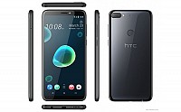 HTC Desire 12 Plus Black Front,Back And Side pictures