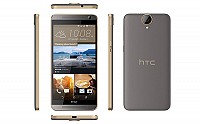 HTC One E9 Plus Dual SIM Gold Sepia Front,Back And Side pictures