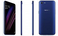 Oppo A1 Blue Front,Back And Side pictures