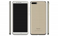 Huawei Honor 7A Gold Front,Back And Side pictures