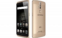 ZTE Axon Elite Ion Gold Front,Back And Side pictures