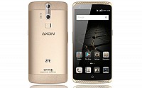 ZTE Axon Elite Ion Gold Front And Back pictures