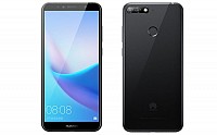 Huawei Enjoy 8e Black Front And Back pictures