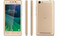 Lava A77 Gold Front,Back And Side pictures