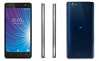 Lava X50 Blue-Silver Front,Back And Side pictures