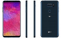 LG V30 Plus Moroccan Blue Front,Back And Side pictures