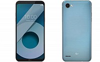 LG Q6 Plus Ice Platinum Front And Back pictures