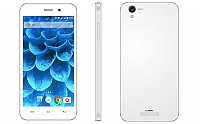 Lava Iris Atom 3 White Front,Back And Side pictures