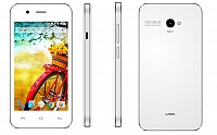 Lava Iris Atom White Front,Back And Side pictures