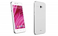 Lava Iris Atom 2X White Front,Back And Side pictures