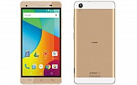 Lava Pixel V1 Gold-White Front And Back pictures