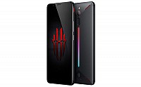 ZTE Nubia Red Magic Black Front, Back And Side pictures