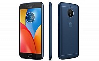 Motorola Moto E4 Plus Oxford Blue Front,Back And Side pictures