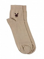 Playboy Men Beige Socks