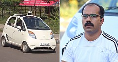 Indian Techie Builds India-Made Driverless Car, Tata Nano Autonomous