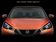 Front Visage of 2017 Nissan Micra is Here!! Debuting at Paris Motor Show