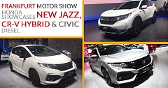 Frankfurt Motor Show 2017: Honda Unveiled CR-V Hybrid, Updated Jazz, And Civic With Diesel Engine