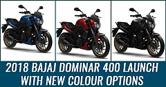 2018 Bajaj Dominar 400 Launch with New Colour Options in India