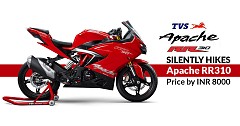TVS Motors Silently Hikes Apache RR 310 Price by INR 8000