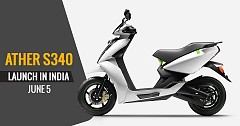 Ather S340 to Launch in India on June 5