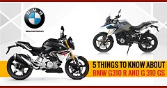 5 Things to Know About BMW 313cc Siblings: BMW G310 R and G 310 GS