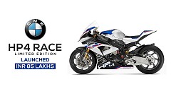 BMW HP4 Race Limited Edition Superbike Launched at INR 85 Lakhs