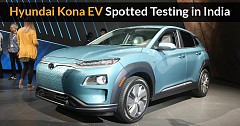 Hyundai Kona EV Spotted Testing in India