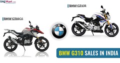 BMW G310R, G310GS Garners Over 1,640 units Sales in India in 2018