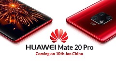 Huawei Mate 20 Pro Red Color Variant Coming on 10th Jan in China